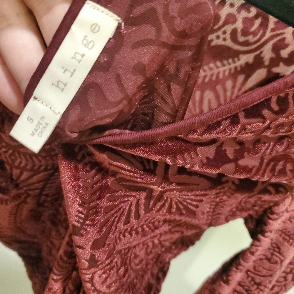 Deep Red top - Picture 6 of 6